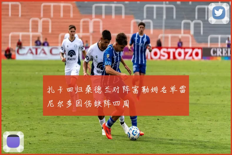 扎卡回归桑德兰对阵富勒姆名单雷尼尔多因伤缺阵四周